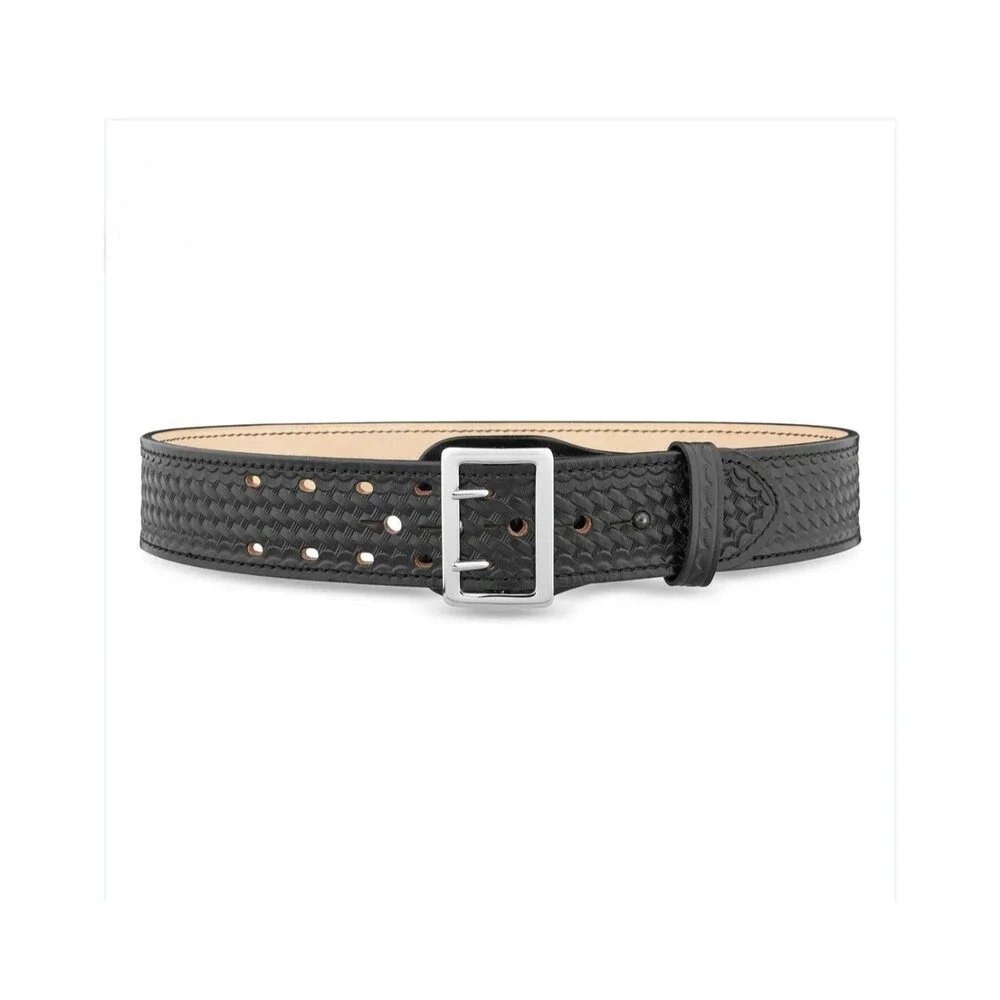 Dutyman Basketweave Full Grain Leather Belt 1021U Size 34 Police Officer Uniform